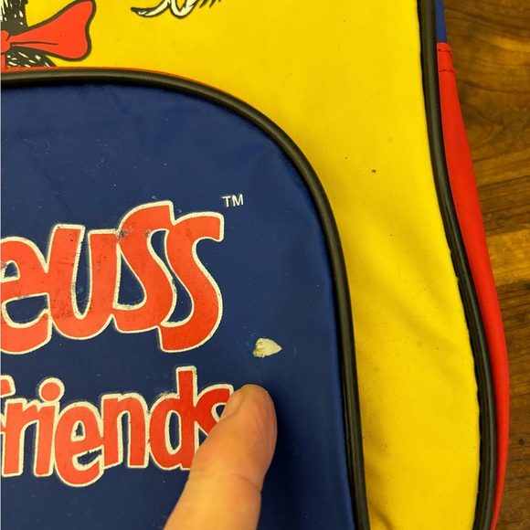 Vintage Dr.Seuss Backpack Vinyl 1997 - Picture 12 of 13